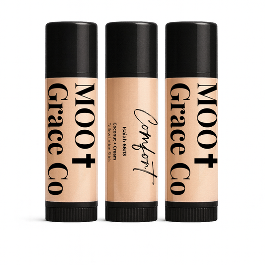 Comfort – Coconut + Cream Tallow Lotion Stick