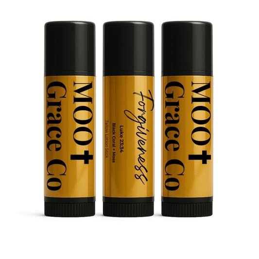 Forgiveness – Black Coral + Moss Tallow Lotion Stick