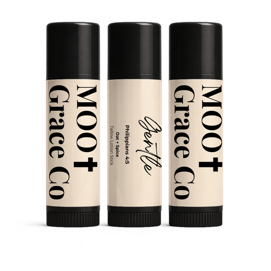 Gentle – Oat + Spice Tallow Lotion Stick