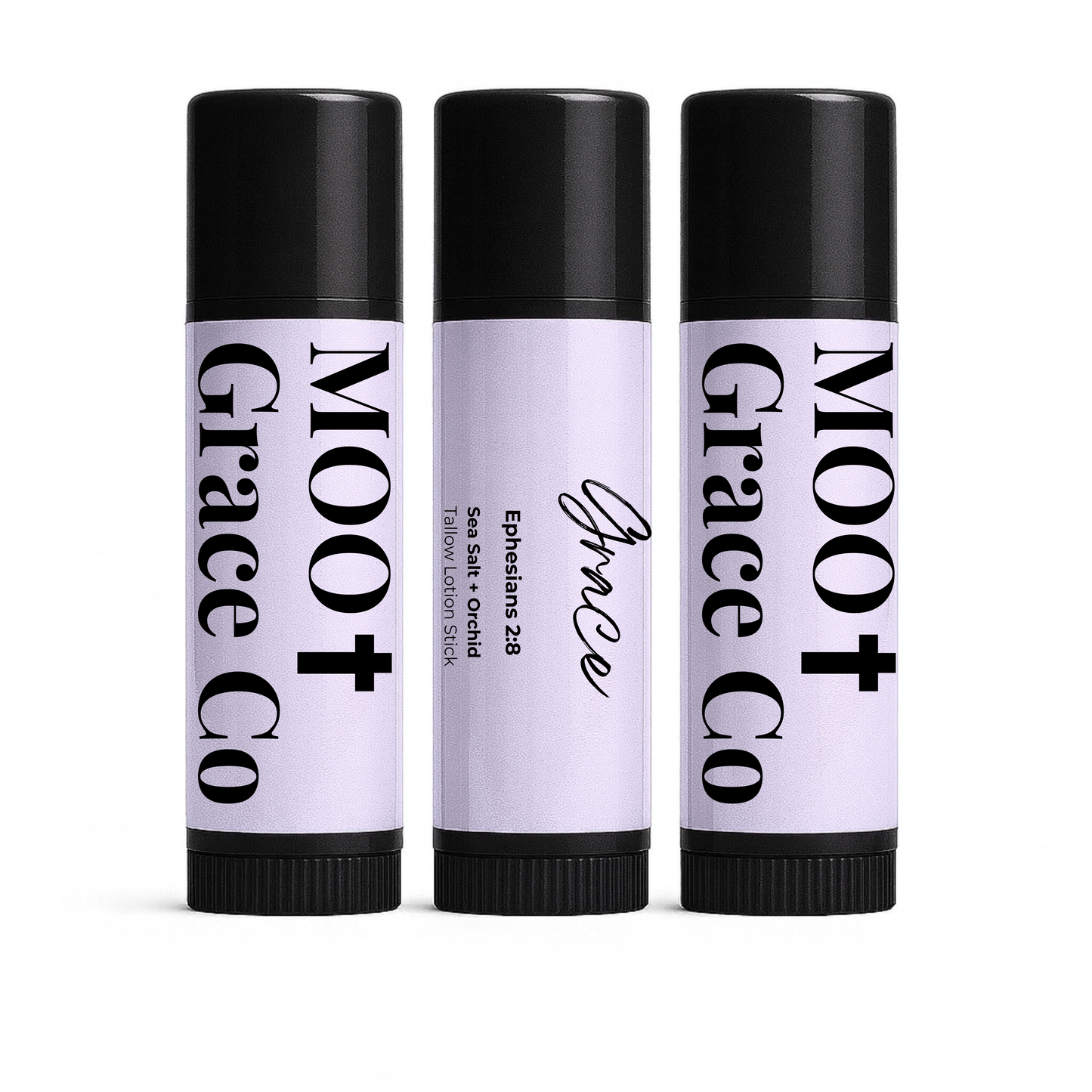 Grace – Sea Salt + Orchid Tallow Lotion Stick