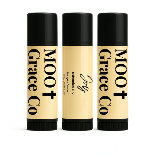 Joy – Mango + Coconut Tallow Lotion Stick
