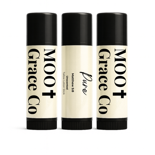 Pure – Unscented Tallow Lotion Stick