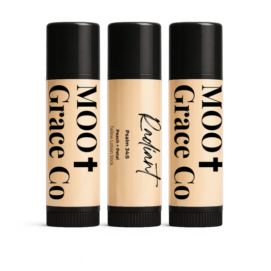 Radiant – Peach + Petal Tallow Lotion Stick