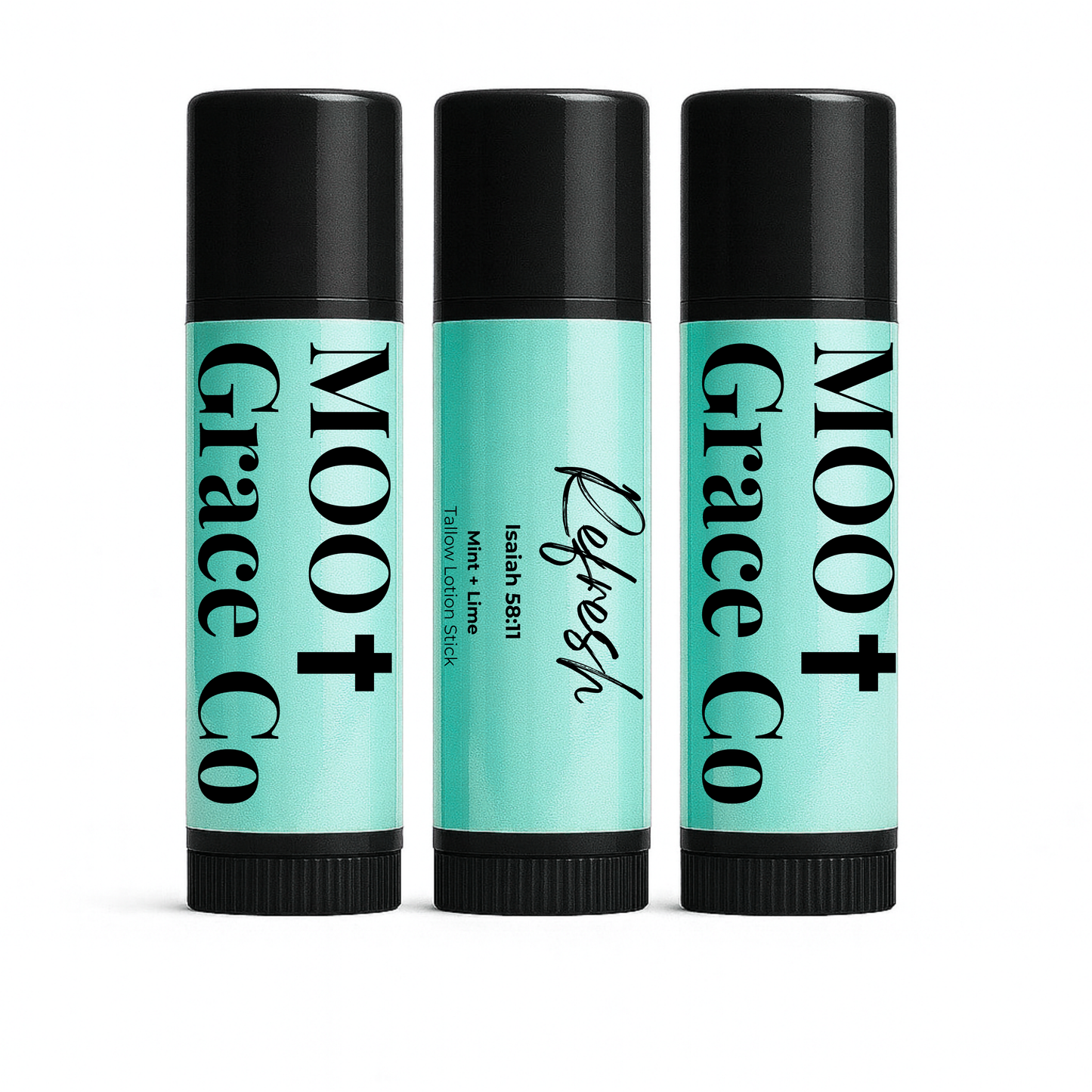 Refresh – Mint + Lime Tallow Lotion Stick