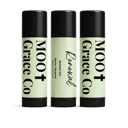 Renewal – Matcha + Bergamot Tallow Lotion Stick