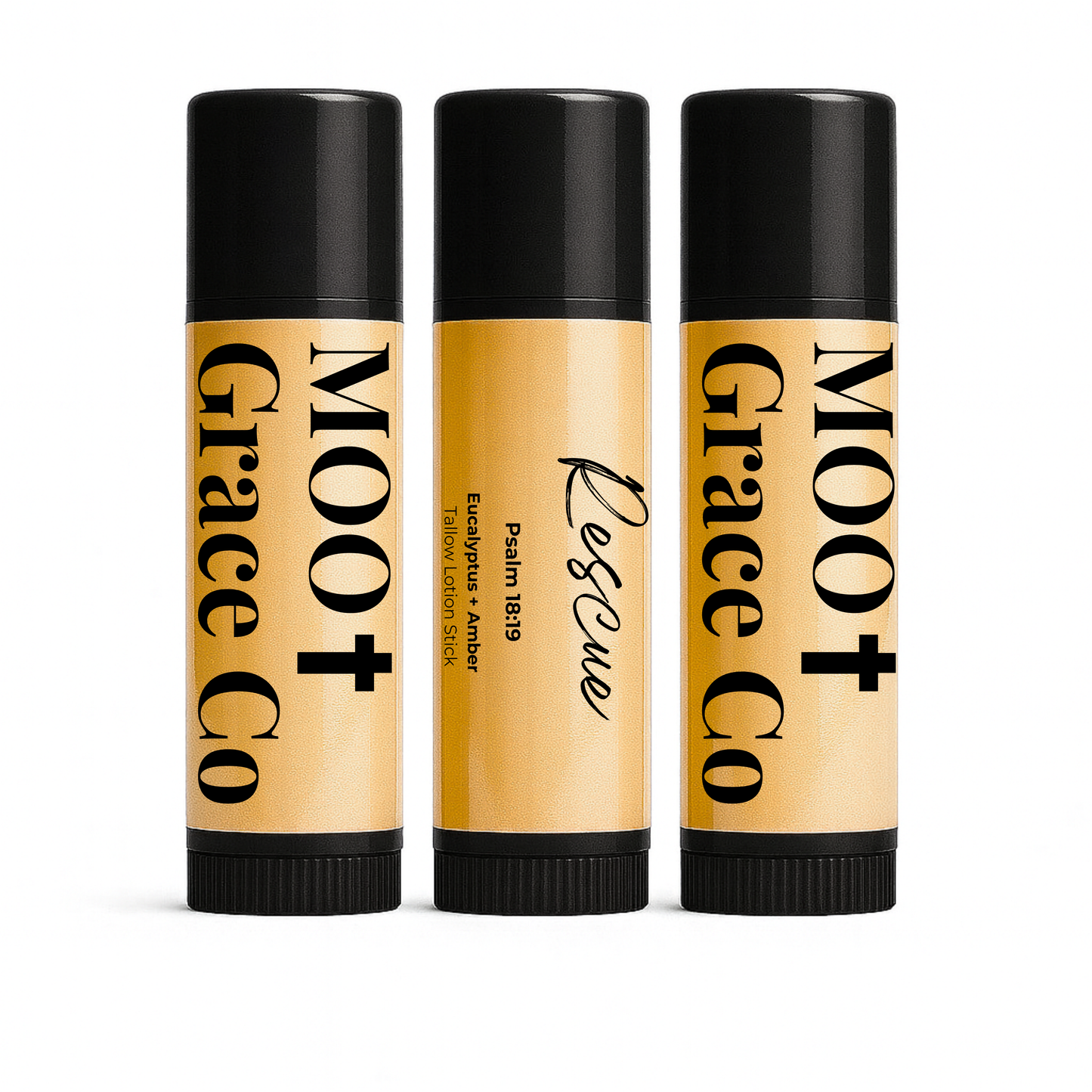 Rescue – Eucalyptus + Amber Tallow Lotion Stick