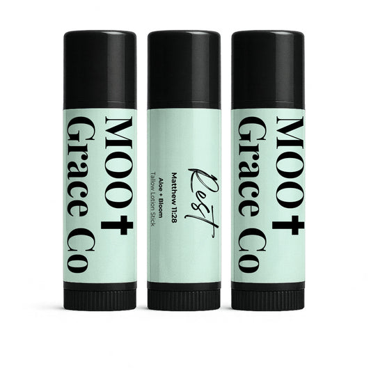 Rest – Aloe + Bloom Tallow Lotion Stick