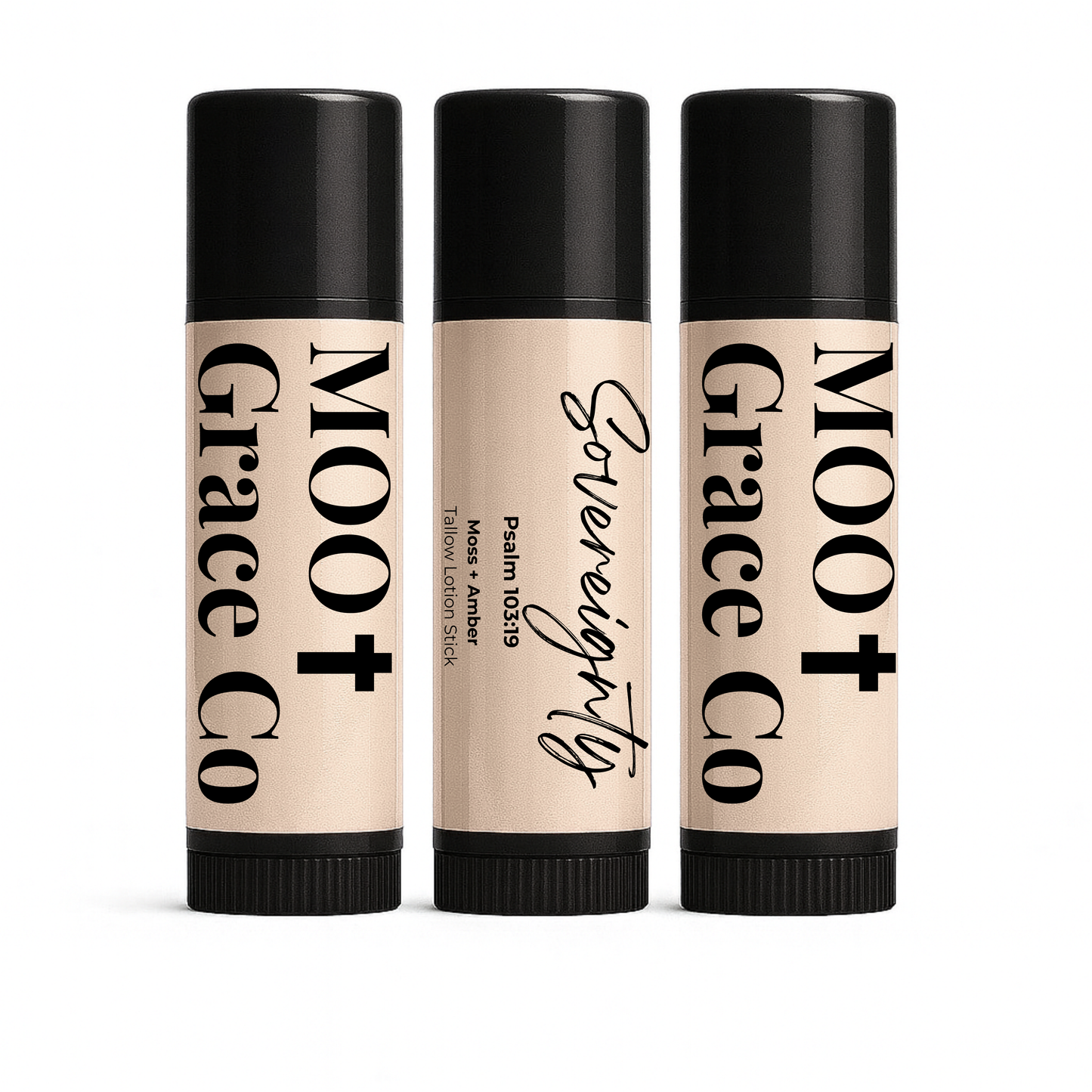 Sovereignty – Moss + Amber Tallow Lotion Stick